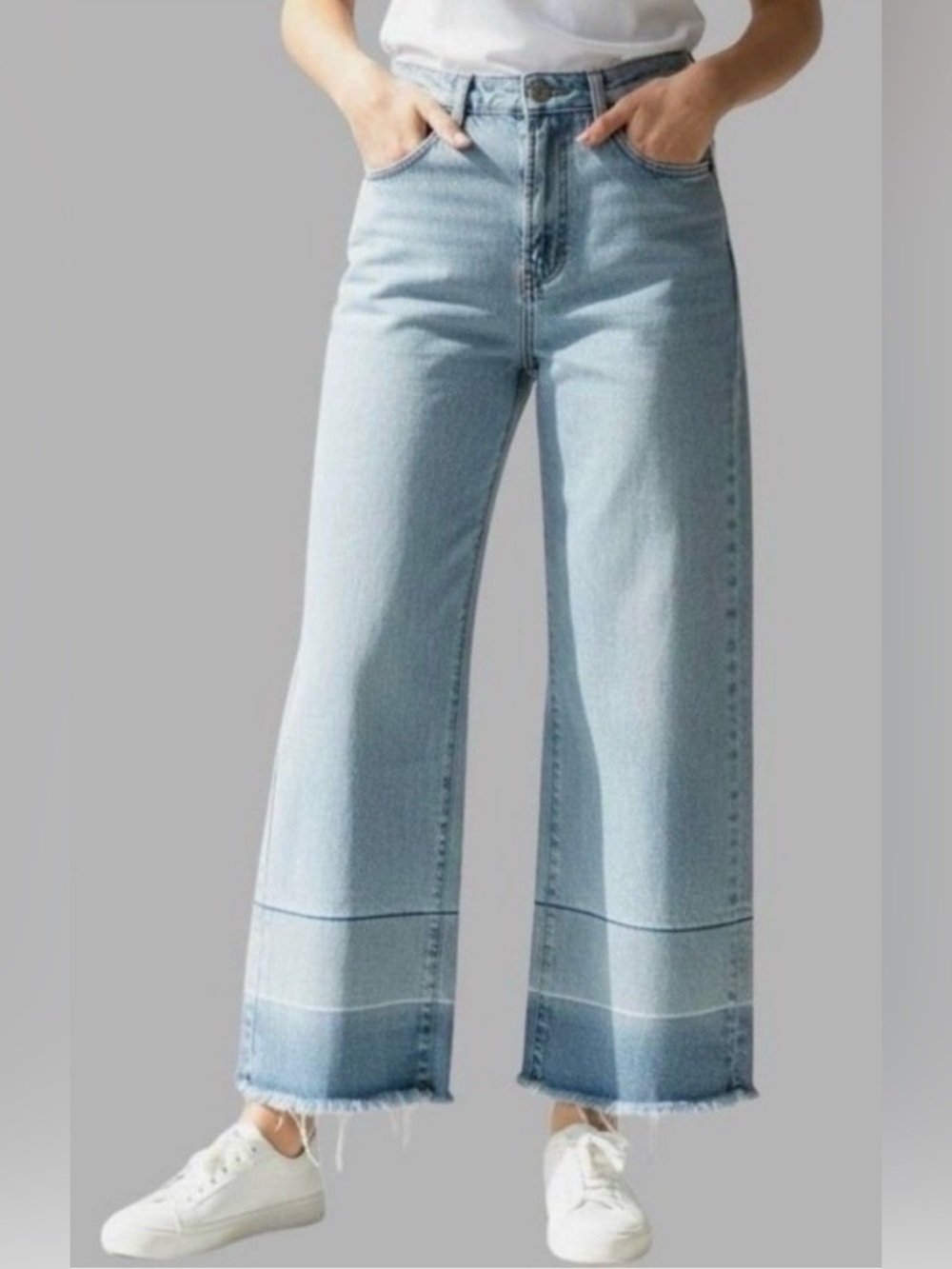 Habitual Light Blue Wide-Leg High-Rise Jeans